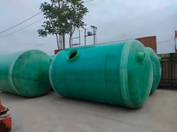玻璃钢化粪池 沉淀池隔油池 玻璃钢化粪池100立方玻璃钢污水槽